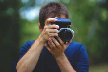Man taking photo Man taking photo
