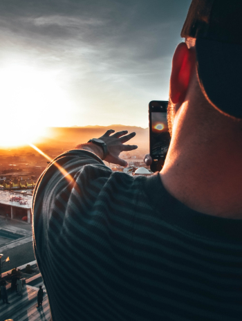 Man Taking Photo Man Taking Photo