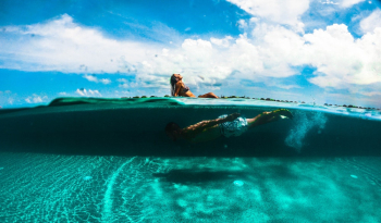 Man Underwater Man Underwater