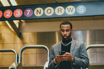 Man Using Smartphone Man Using Smartphone