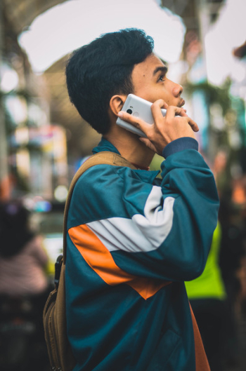 Man Using Smartphone Man Using Smartphone