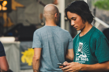 Man Using Smartphone Man Using Smartphone
