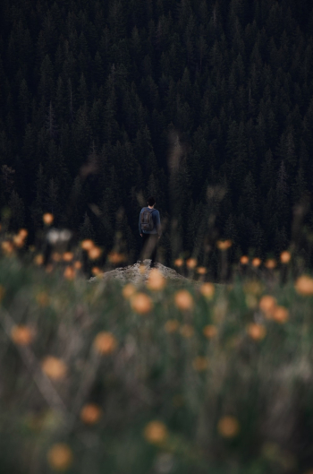 man walking