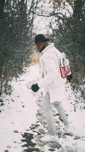 Man Walking on Snow Man Walking on Snow