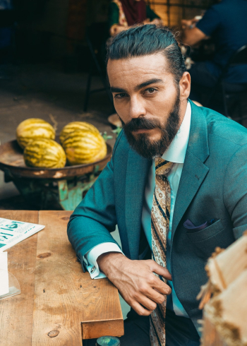 Man Wearing A Suit Man Wearing A Suit