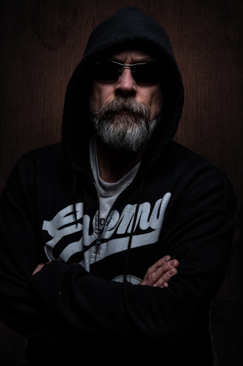 Man Wearing Black and White Hooded Jacket Man Wearing Black and White Hooded Jacket