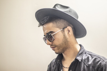 Man Wearing Black Hat Man Wearing Black Hat
