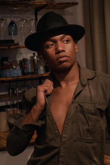 Man Wearing Black Hat Man Wearing Black Hat