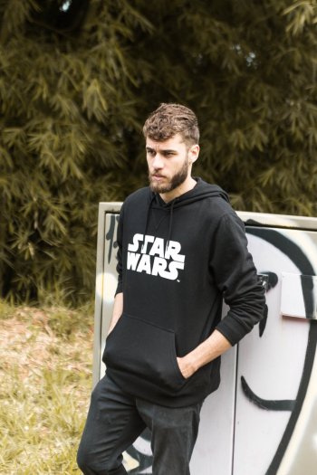 Man Wearing Black Hoodie Man Wearing Black Hoodie