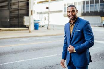 Man Wearing Blue Blazer Man Wearing Blue Blazer