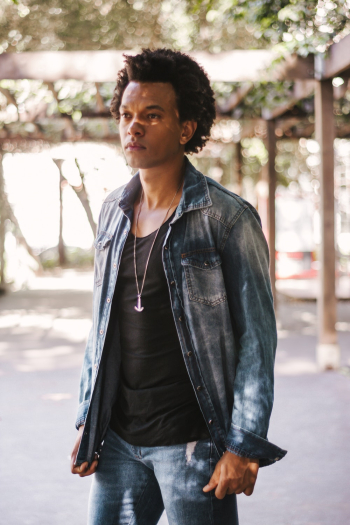 Man Wearing Blue Jacket and Denim Bottoms Man Wearing Blue Jacket and Denim Bottoms