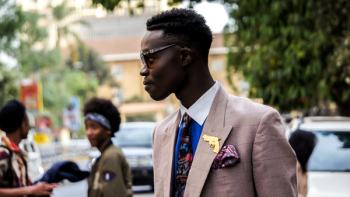 Man Wearing Brown Formal Coat Man Wearing Brown Formal Coat