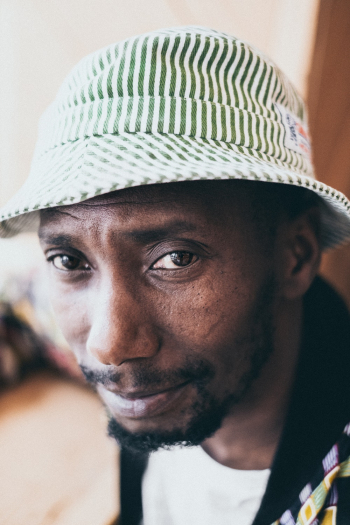 Man Wearing Bucket Hat Man Wearing Bucket Hat