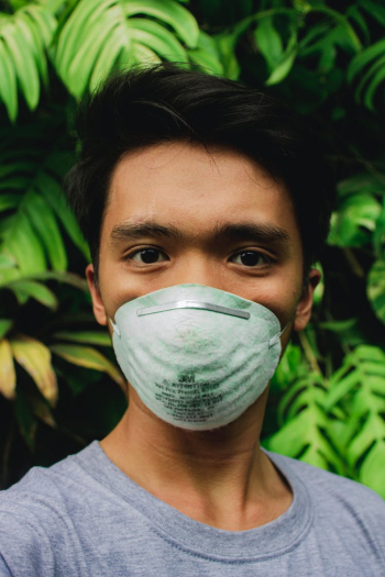 Man Wearing Face Mask Man Wearing Face Mask