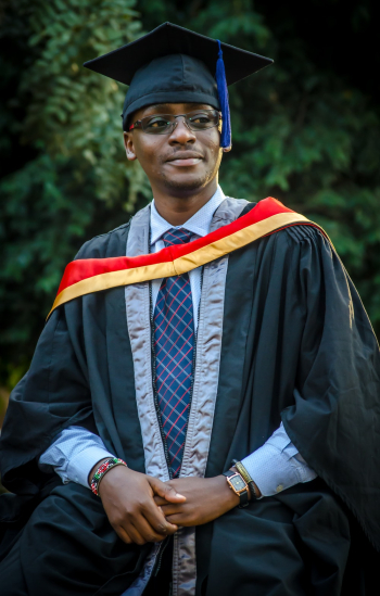 Man Wearing Graduation Gown Man Wearing Graduation Gown