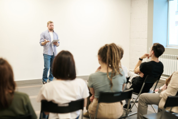 Man Wearing Gray Dress Shirt and Blue Jeans Man Wearing Gray Dress Shirt and Blue Jeans