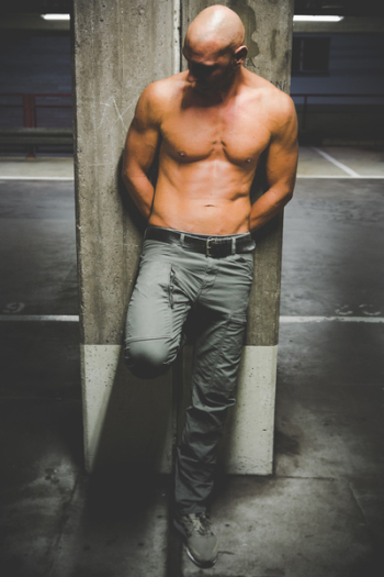 Man Wearing Gray Pants and Black Leather Belt Man Wearing Gray Pants and Black Leather Belt
