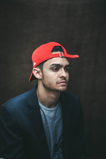 Man Wearing Red Cap Man Wearing Red Cap