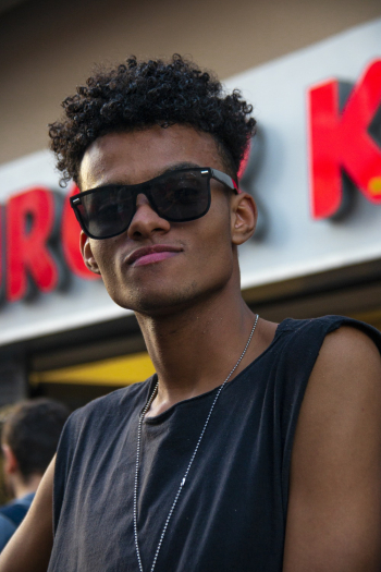 Man Wearing Sunglasses Man Wearing Sunglasses