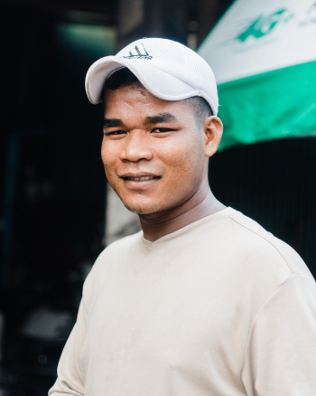 Man Wearing White Cap Man Wearing White Cap
