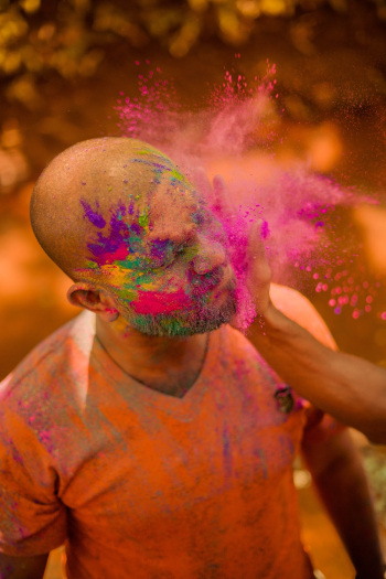 Man With Face Paint