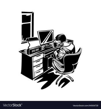 man working on computer man working on computer