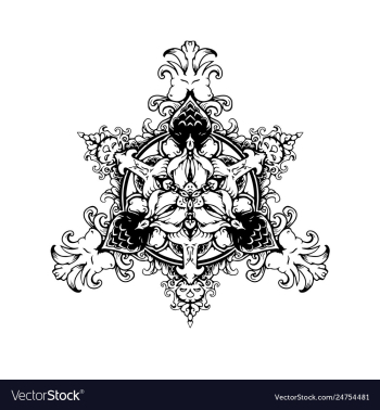 Mandala 002 vector image Mandala 002 vector image