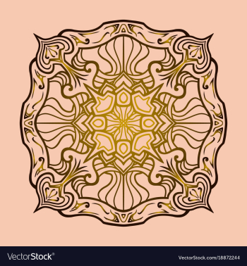 Mandala 12 vector image Mandala 12 vector image