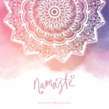 Mandala background with gradient colors