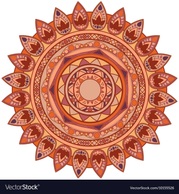 Mandala design element vector image Mandala design element vector image