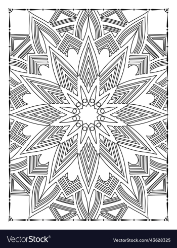 mandala floral coloring page adults kdp