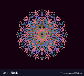 mandala gradient circle mandala gradient circle