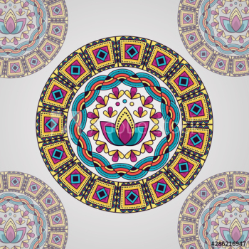 mandala lotus flower vintage decorative ethnic element mandala lotus flower vintage decorative ethnic element