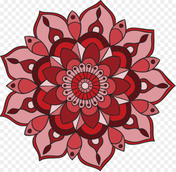Mandala Red - Wine red Mandala pattern Mandala Red - Wine red Mandala pattern