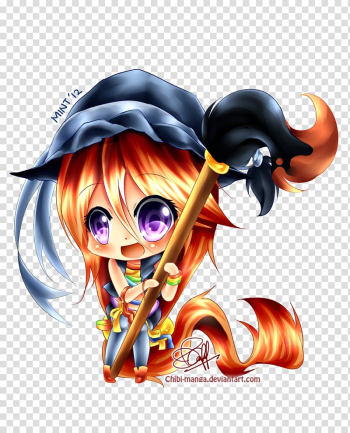 Mangaka Anime Chibi Animation, Chibi transparent background PNG clipart
