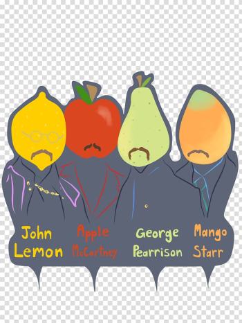 Mangostarr Artist Fruit The Beatles, beatles transparent background PNG clipart