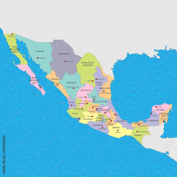 Map of Mexico Map of Mexico