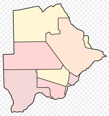 Map Sub-districts of Botswana Geography of Botswana Subdistrict - map 