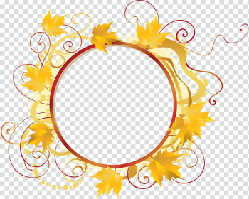 Maple leaf Autumn Encapsulated PostScript, leaf frame transparent background PNG clipart