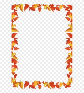 Maple Leaf Clip Art - Red Floral Background Frame