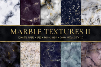 Marble Digital Papers - 10 Veined Marble Textures Marble Digital Papers - 10 Veined Marble Textures