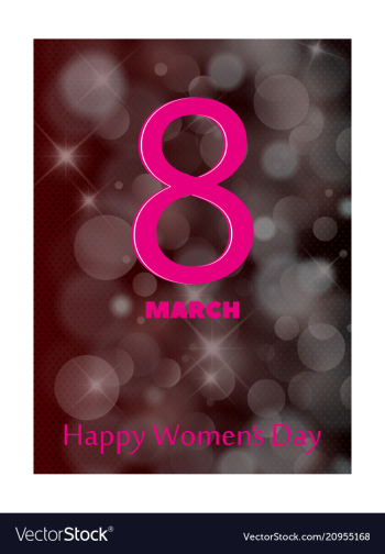 March 8 international women day paper cutout vector image March 8 international women day paper cutout vector image
