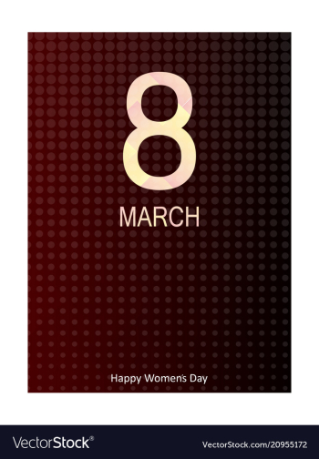 March 8 international women day paper cutout vector image March 8 international women day paper cutout vector image