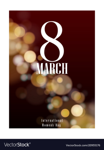 March 8 international women day paper cutout vector image March 8 international women day paper cutout vector image