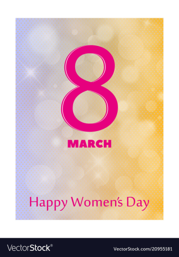 March 8 international women day paper cutout vector image March 8 international women day paper cutout vector image