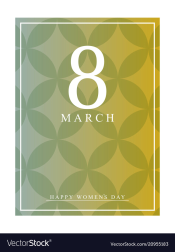 March 8 international women day paper cutout vector image March 8 international women day paper cutout vector image