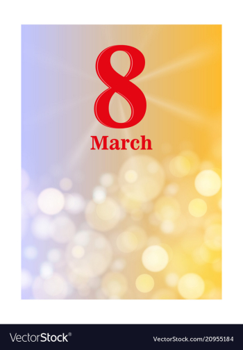 March 8 international women day paper cutout vector image March 8 international women day paper cutout vector image