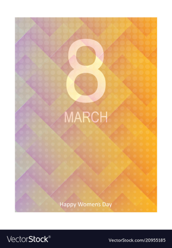March 8 international women day paper cutout vector image March 8 international women day paper cutout vector image