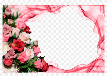 Marcos Para Fotos - Rose Background Frame