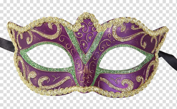 Mardi Gras in New Orleans Masquerade ball Mask, mask transparent background PNG clipart
